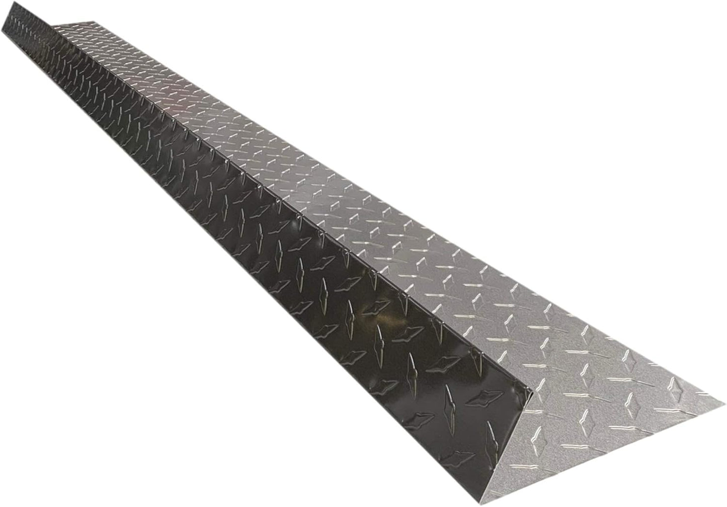 Eagle 1-26 Gauge 5 Foot Rain Diverter - Nails and Instructions Included (Mill Finish Aluminum, Copper, Galvanized, Stainless Steel & More) (3, Aluminum Diamond Plate - Grey)