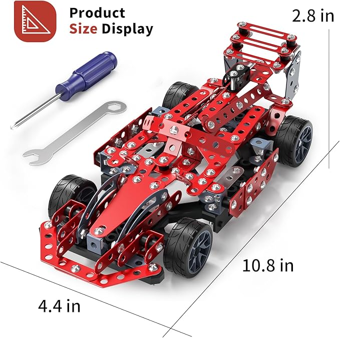 STEM Building Projects Toys - Model Car Kit DIY Building STEM Projects Toys for Kids Boys Girls Ages 8-12-16, Assembly Science Kit Model Car Birthday Gift Toy for Kids Boys 8 9 10 11 12 Years Old