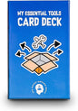 My Essential Self-Care Tools Card Deck, Mindfulness Cards for Promoting Mental Coping Skills & Calm, Resilience Building for Men/Women, 1 Deck/52 Pieces with Guidebook