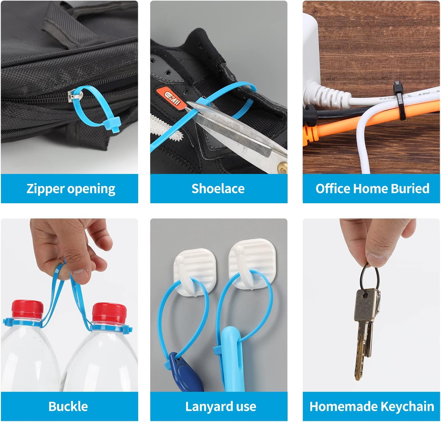 XINGO 100PCS Cable Zip Ties Heavy Duty, Premium Nylon Plastic Wire Ties with 50 Pounds Tensile Strength, Self-Locking Black Nylon Zip Ties for Indoor and Outdoor (10 inch, Apple Green)