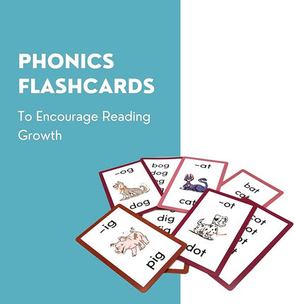 650 Phonics and Sight Words | Ages 5-8 | Boost Reading Ability | 250 Flashcards | Kindergarten 1st 2nd Grade | Beginning to Advanced Words | Brainstrong Premium 2 Box Set