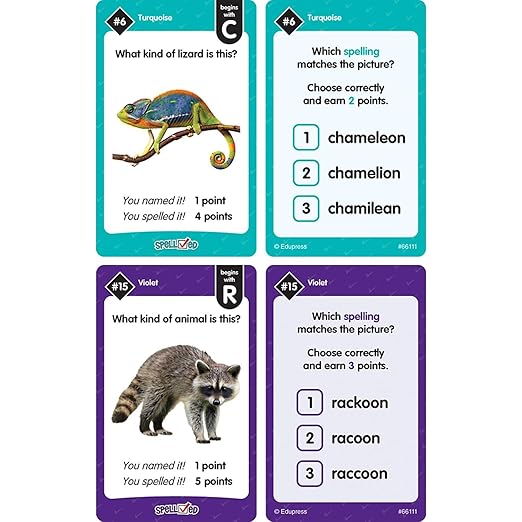 Teacher Created Resources SpellChecked Card Game