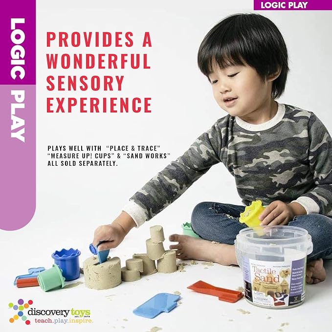 Discovery Toys Tactile Sand | Kid-Powered Learning | Play Sand | STEM Toy Early Childhood Development 3 Years and Up