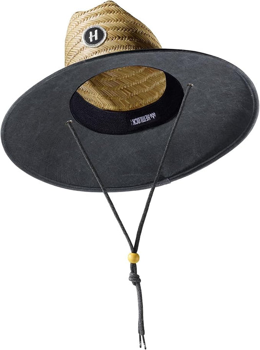 Straw Hat for Men & Women | Lifeguard Hat, Beach Hat & Sun Hat | UPF 50+ Wide Brim for Sun Protection | One Size | Hemlock