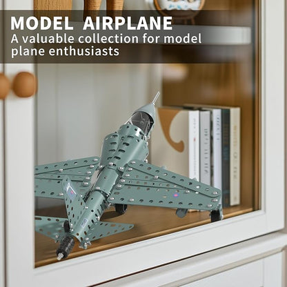 Model Airplane STEM Building Projects Toys - DIY Building STEM Projects Toys for Kids Boys Girls Ages 8-12-16, Assembly Science Kit Model Plane Birthday Gift Toy for Kids Boys 8 9 10 11 12 Years Old