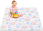 Machine Washable Baby Floor Play Mat 50x50”, Non Slip One-Piece Baby Crawling Mats for Tummy Time, Portable Playpen Mat Playmat for Babies Infants and Toddlers