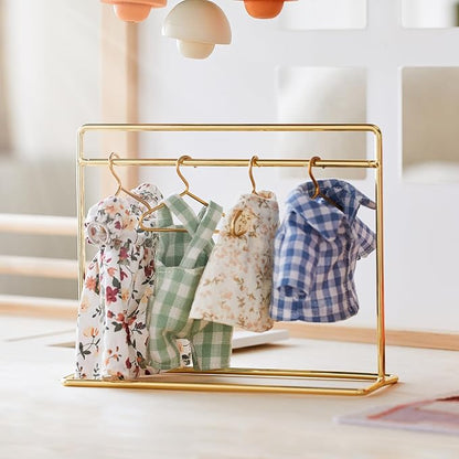 Giant bean Bunny Toys for Kids, Easter Bunny, 4 PCS Hand Made Rabbit Family Dolls with Removable Clothes, Suitable for Infants, Boys and Girls, Dollhouse People, Easter Basket Essentials