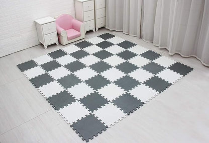 meiqicool Foam Play Mat Thick Soft EVA Interlocking Foam Floor Mats Children Yoga Exercise Multi Jigsaw Puzzle Blocking Board Kids Playmats Play 18 Piece AL