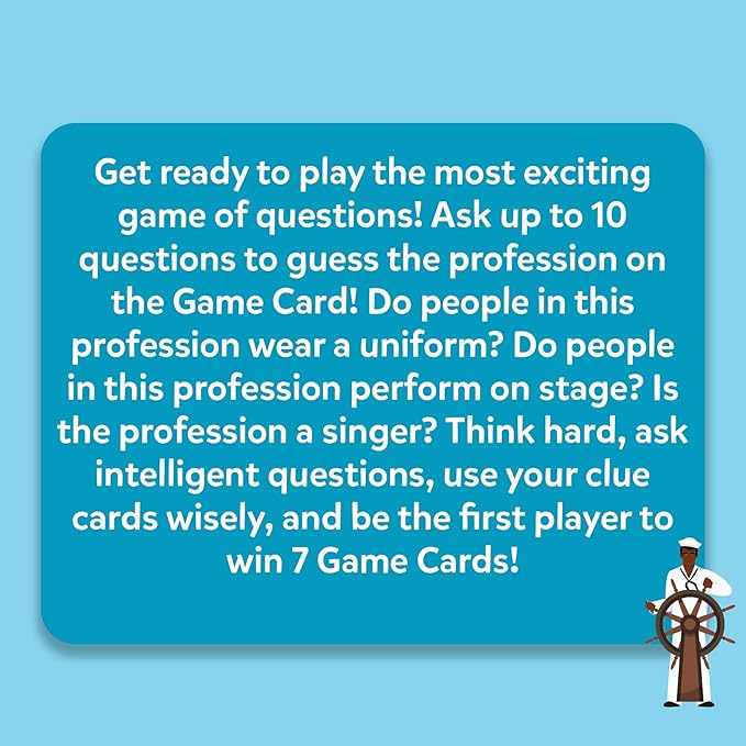 Skillmatics Guess in 10 Professions, Perfect for Boys, Girls, Kids & Families Who Love Card Games, Educational Toys, Gifts for Ages 6, 7, 8, 9 and Up