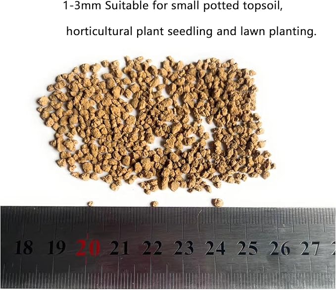 23 lb Extra Small Grain Japanese Super Hard Akadama Bonsai Soil (1-3mm,14 Liter), Indoor/Outdoor Plant Soil Mixture, Drainage and Breathable, Promote Rooting