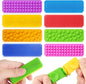 Sensory Fidget Toys Kids Adults: 8 Pack Textured Suction Toys for Autism Kids Calming - Sensory Stickers for Anxiety Relief Items - Fidget Strips for Classroom Desk - Gifts Christmas Stocking Stuffers