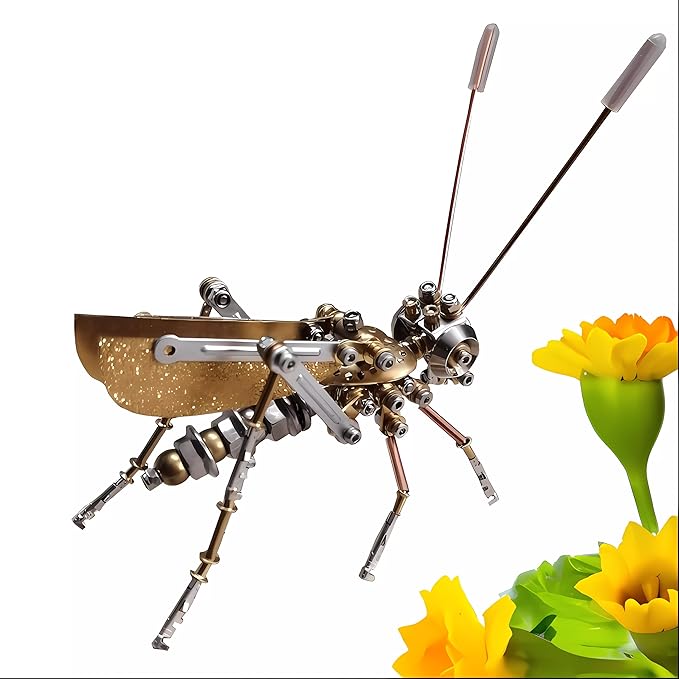 Mechanical Metal DIY 3D Insect Brass Puzzle (Cricket)