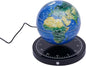 6" Magnetic Levitating Globe, 360°Rotating Geographic Globes Levitating Globes with LED Light Floating Magnetic Levitation Floating Globe for Desk Home Office Classroom Decor(Blue+Black/Style A)