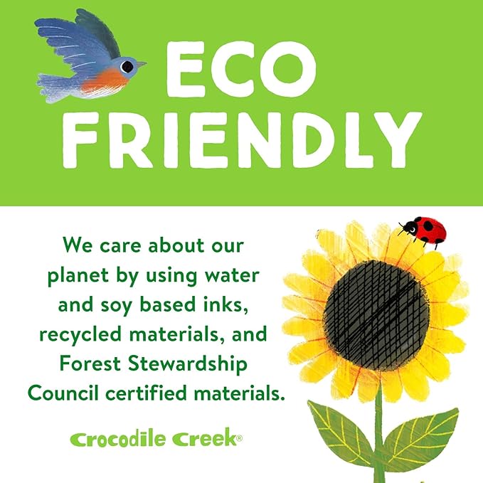 Crocodile Creek 100-Piece Jigsaw Puzzle for Kids Ages 5 and Up - Fun and Educational Table or Floor Puzzles - Storage Canister with Handle - Ocean Animals - 14” x 19” Finished