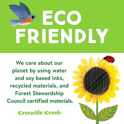 Crocodile Creek 100-Piece Jigsaw Puzzle for Kids Ages 5 and Up - Fun and Educational Table or Floor Puzzles - Storage Canister with Handle - Ocean Animals - 14” x 19” Finished