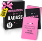 Affirmation Cards for Women – 52 Badass Inspirational Cards | Positive Self Care & Motivational Gifts for Women, Bestie Gifts, Uplifting Empowerment Deck // Paper Plan