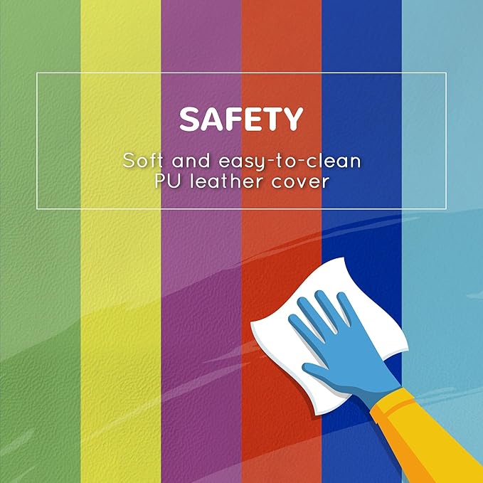 Soozier Foam Climbing Blocks for Toddlers, 11-Piece Baby Soft Foam Play Set, Climb and Crawl Activity Playset Building Blocks for Aged 1-3 Years Old Boys & Girls, Contemporary