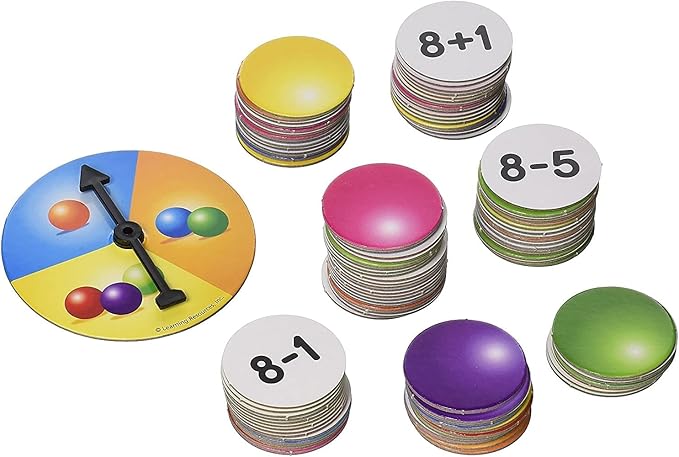 Learning Resources Pop For Addition & Subtraction Math Game - Number Flash Cards, Math Manipulatives, Classroom Must Haves, Homeschool, Montessori, Board Games, Gifts for Boys and Girls