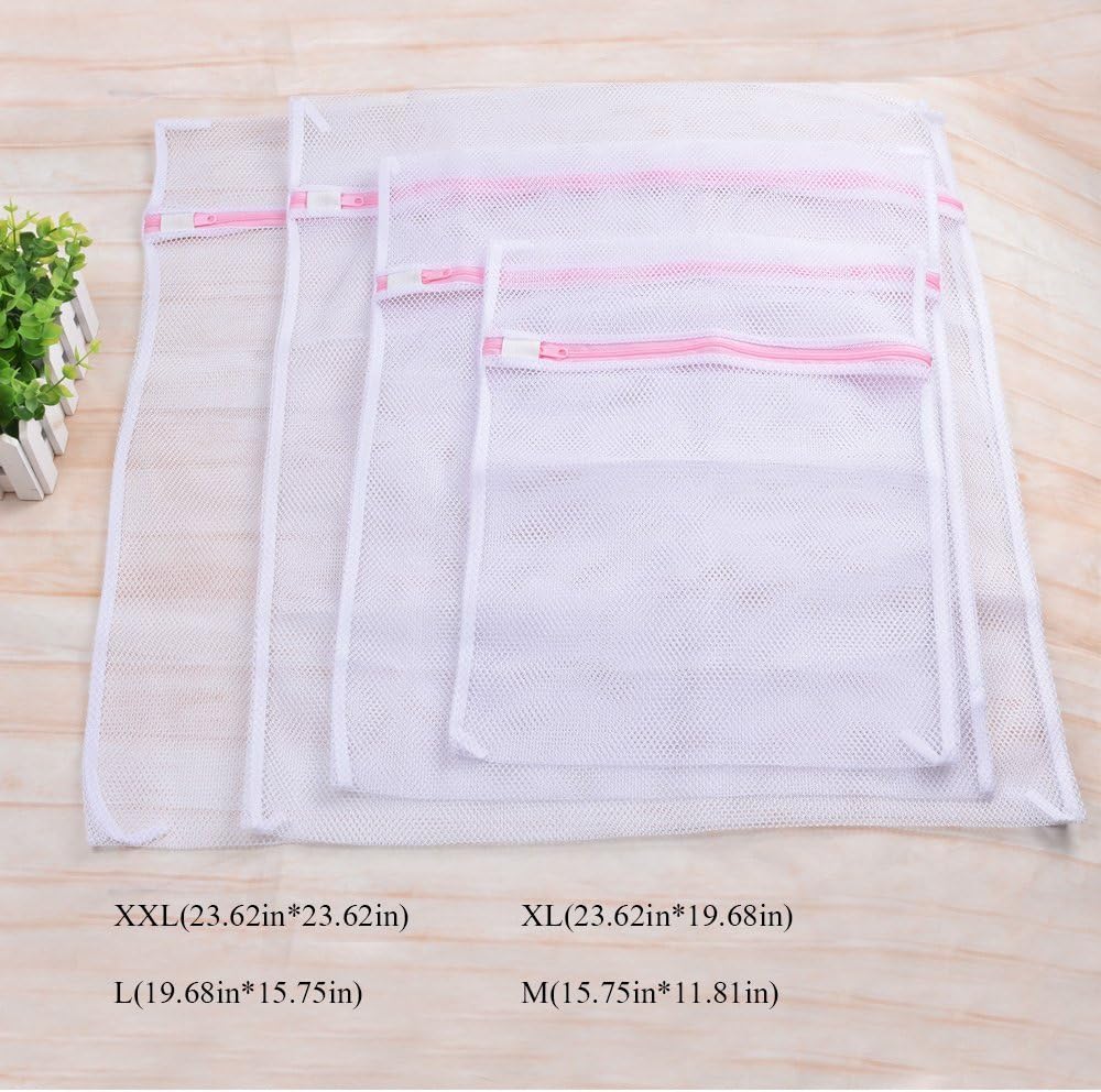Washing Bags,Clothing Washing Bags,5 Medium for Laundry,Blouse, Hosiery, Stocking, Underwear, Bra and Lingerie, Travel Laundry Bag Pack of 5
