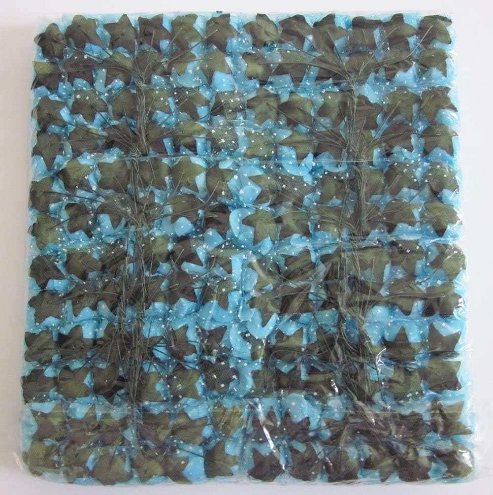 Mini Fake Rose Flower Heads 144pcs Artificial Roses Heads for Wedding Bridesmaid Bridal Bouquets Centerpieces, Party Decoration, Home Office Decor (Light Blue)