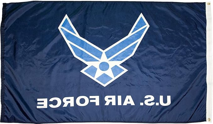 FlagSource Air Force Wings Nylon Military Flag, Made in USA, 3x5'