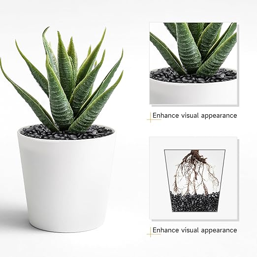 2.5 lbs Black Pebbles for Indoor Plants, Succulent, Bamboo, Vase, 3/8" Plant Rocks for Pots Indoor, Small River Rocks Decorative Pea Gravel, Highly Polished