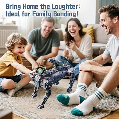 GEVINST Robot Robotic Dog Building Set for Boys Ages 8-12, 1609 Pieces STEM Animal Toys Model Building Kit, Gift for Adults Kids Teens Ages 8-14 (Static)