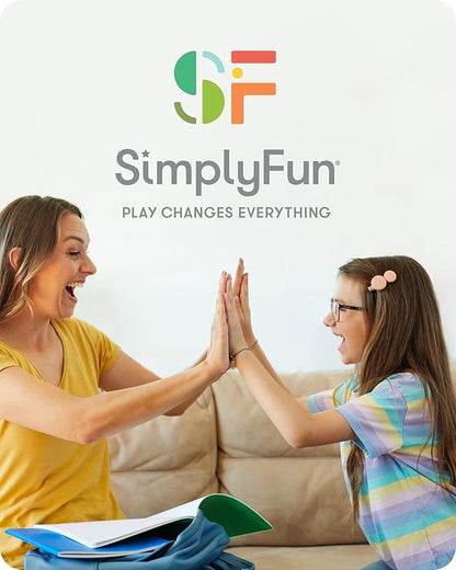 SimplyFun Trifusion – Visual Mapping Strategy Board Game for Kids, 2-4 Players, Ages 8 and Up – Spatial Reasoning, Pattern Recognition & Planning – 30 Min Playtime – STEM Board Game