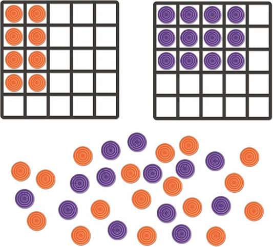 Learning Resources Giant Magnetic Array Set - Math Teacher and Classroom Supplies, Homeschool Math Tools