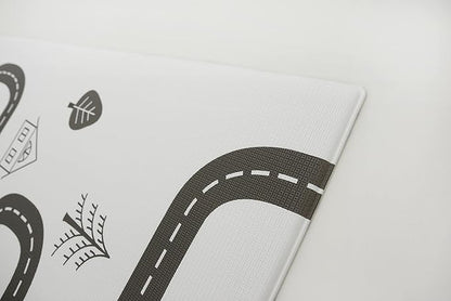 Baby Care Play Mat (Large, Nordic Trails - Tribal) 82'' x 55'' Original One-Piece Reversible Rollable Waterproof Play Mat for Infants, Babies, Toddler, and Kids