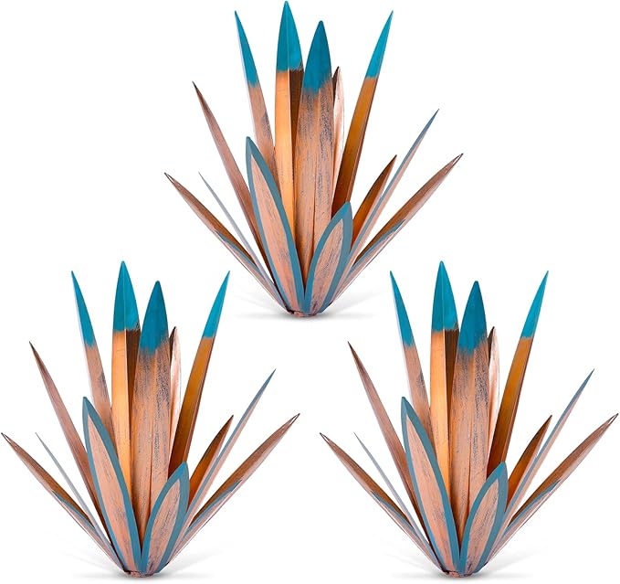 Metal Tequila Country Sculpture DIY Tequila Plant Home Decor Country Tequila Garden Ornament Indooutdoor Statuette Patio Lawn Patio Stake Decoration Gift to The Garden