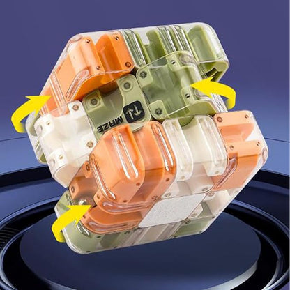 Large Puzzle Maze Cube - Engaging Brain Teaser Toy, 3D Maze Magic Cube & Ball, Mazes Ball Puzzles for Logical Thinking (Astyle,2set)