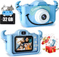 Kids Camera Toys for 3 4 5 6 7 8 9 10 11 12 Years Old Boys/Girls, Kids Digital Camera for Toddler with Video, Birthday Festival for Kids, Selfie Camera for Child, 32GB TF Card