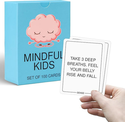 100 Mindfulness Conversation Cards for Kids - Enable Meaningful Conversations with Kids