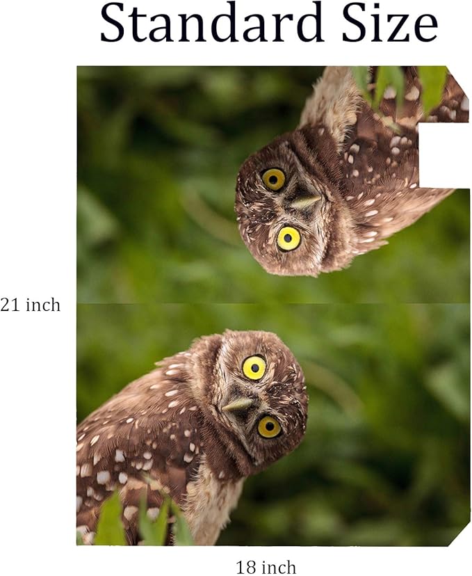 Mailbox Covers Magnetic,Funny Owl Letter Post Box Wraps Cover for Outdoor Garden Yard Decorations Standard Size 18" X 21"
