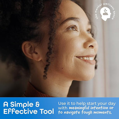 My Essential Self-Care Tools Card Deck, Mindfulness Cards for Promoting Mental Coping Skills & Calm, Resilience Building for Men/Women, 1 Deck/52 Pieces with Guidebook