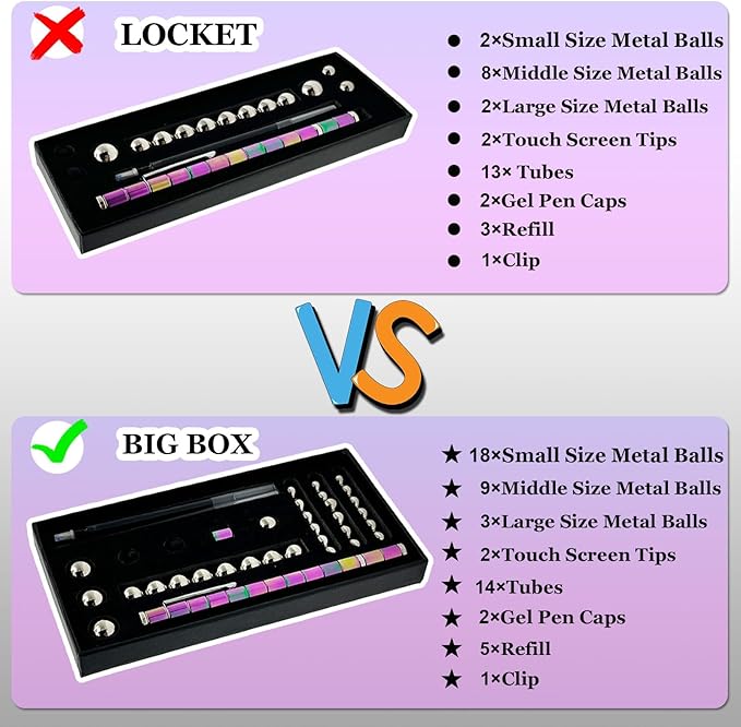 Gifts for Men Fidget Pen - Novelty Christmas Stocking Stuffers for Adults, White Elephant Gift , Anniversary Present for Him and Her, Cool Gadgets Funny Birthday Gift for Men Anxiety Relief Items