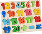 Number Puzzle Wooden Puzzle for Toddlers 3 4 5 Year Old Puzzles Learning Toys, Preschool Educational Board Game for Boys and Girls Gifts Toddler, Number Block Floor Puzzles Toy Kids Ages