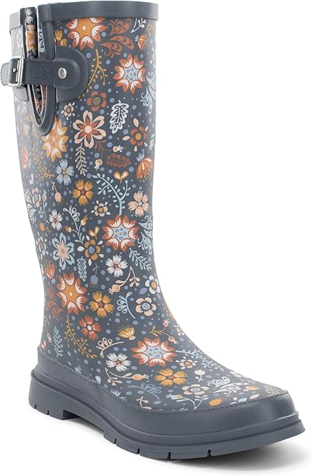 Western Chief Women's Tall Waterproof Rain Boot Outdoor Garden Shoes