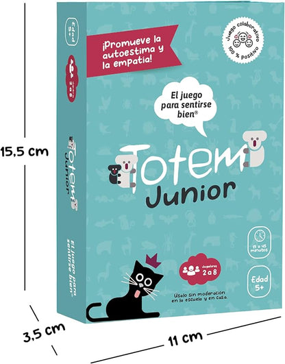 Totem Español Junior Juego para Niños – Juego de Cartas Educativo y Divertido para 5 Años+, Fomenta Autoestima y Empatía, Actividades para la Escuela y la Familia (Junior Edition - Spanish Box)