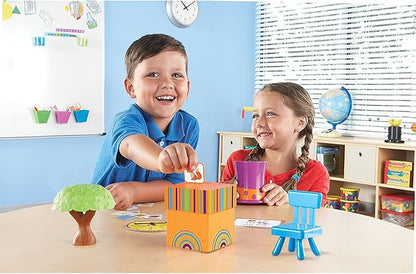 Learning Resources Fox in The Box Position Word Activity Set - Kids Board Spelling Educational Games, Vocabulary Reading Practice, Phonics Awareness, Montessori Language, Gifts for Boys and Girls