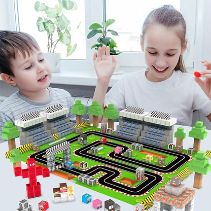 Magnetic Blocks, 180PCS Magnetic Building Cubes Kids Toys, Upgraded STEM Sensory Toys for Kids Ages 3+, Christmas Birthday Gifts for Boys & Girls