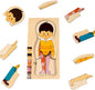 My Body Parts Puzzle for Toddlers Girls Boys Wooden Anatomy Puzzle 3-8 Years Old Preschool Learning Game Human Body Skeleton Toys