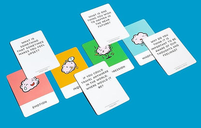 The School of Mindfulness- Mindfulness Game for Kids: Mindful Talk Cards for Children and Parents- for Authentic and Meaningful Conversations…