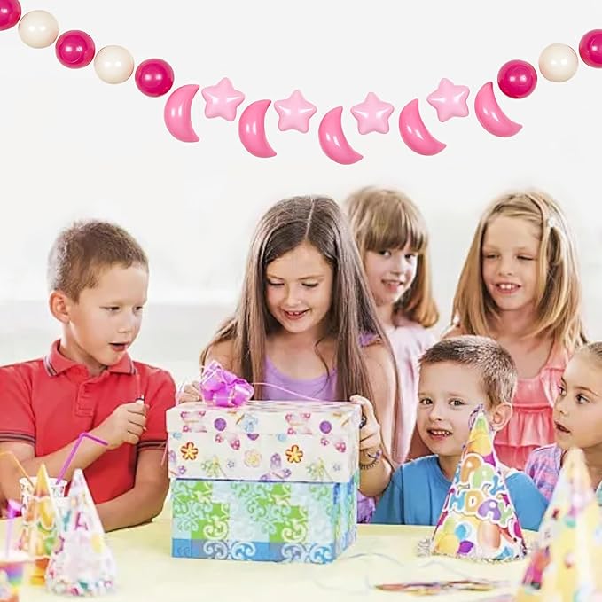 GOGOSO Ball Pit Balls Stars Moon Shapes Plastic Pitballs for Toddler Play Tent Baby Photo Props Kids Pool Water Toys Kiddie Pool Party Decor, Stars+Moons Balls,100PCS