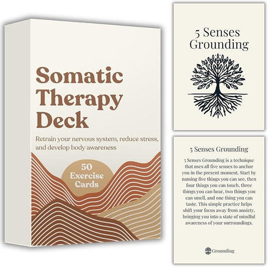 Somatic Therapy Cards with Exercises to Reset Your Nervous System, Relieve Anxiety, Soothe Stress, and Reconnect Through Mindfulness, Breathwork, and Daily Movement