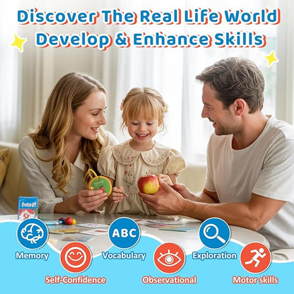 Indoor Scavenger Hunt for Toddlers, 27pcs Scavenger Hunt Cards at Home, Learning Games for Boys and Girls Ages 2-3, Birthday Gifts for Kids