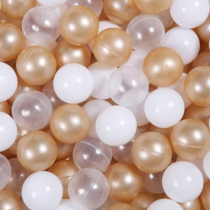 Realhaha Ball Pit Balls 50 100 200 500 Play Balls Plastic Balls for Baby Girls Toddlers Kids Play Tent Pool Playhouse Playpen Party Decoration