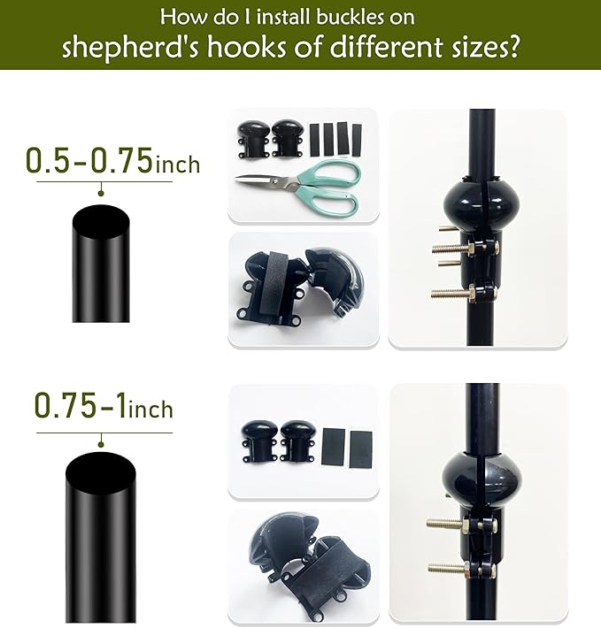 Squirrel Baffle for Bird Feeder Pole, 19-Inch Outdoor Bird Feeder Guard, Squirrel-Proof Birdhouse Baffles, Shepherd's Hook for Outside(Yellow)