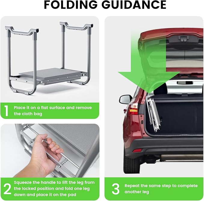 Upgraded Kneeler and Seat - Thicken & Widen Soft Kneeling Pad, Heavy Duty Gardening Stool with 2 Tool Bags & 4 Garden Tools, Gifts for Women, Men & Seniors